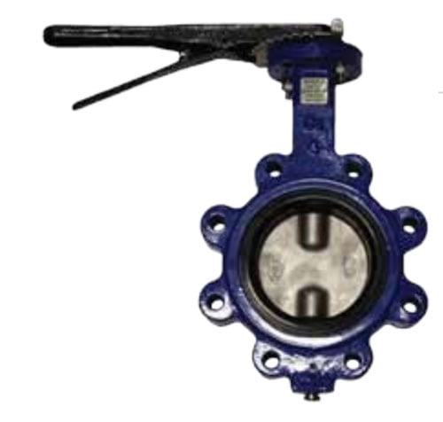 Butterfly Valve Lugged Cast Iron NBR Seat Lever Operated